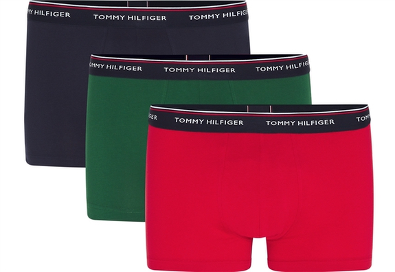 Tommy Hilfiger Underbukser 3-PACK Trunk - Desert Sky/Terrain/Primary Red